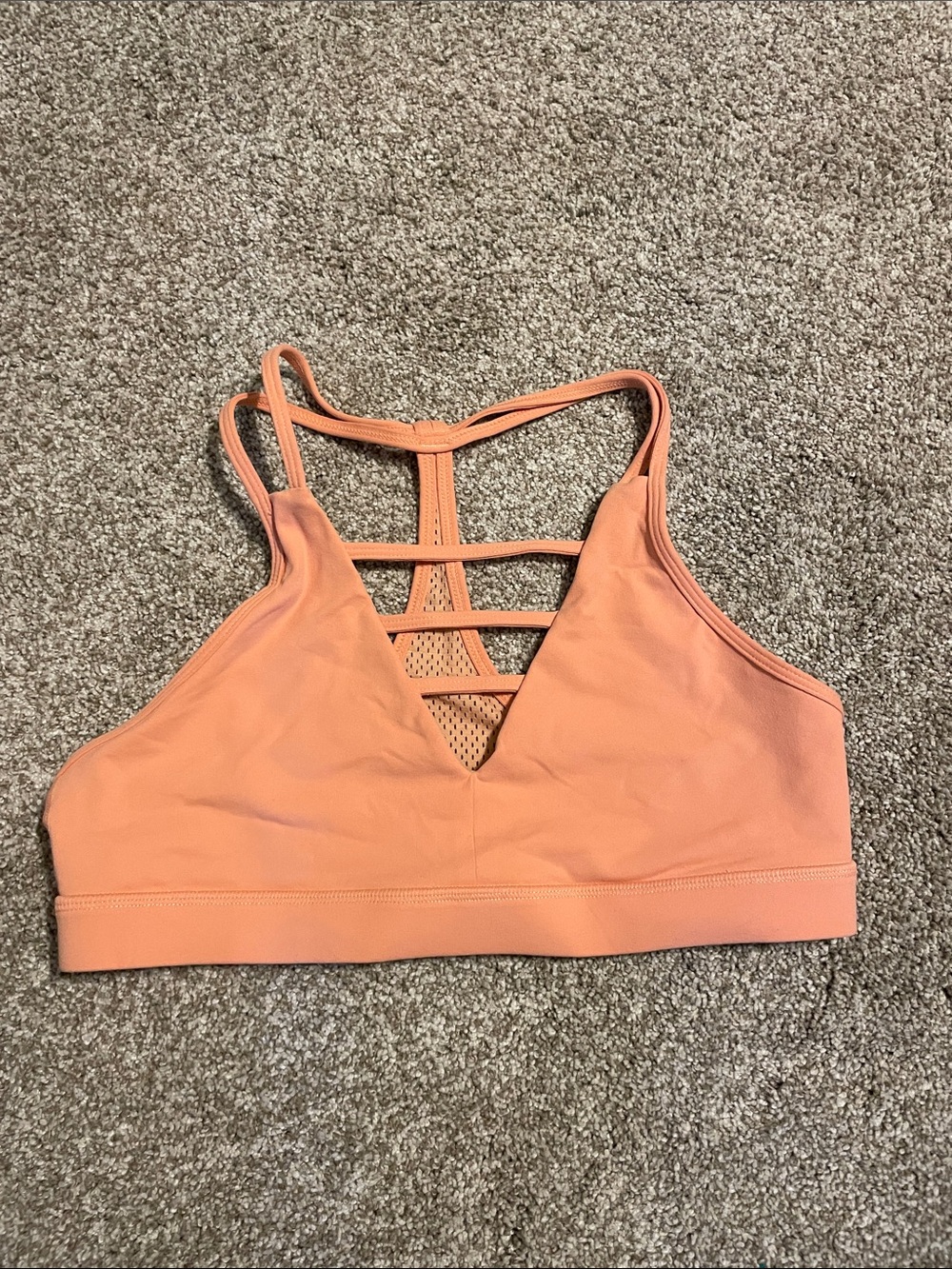 ZYIA Coral Strappy V-Neck Sports Bralette